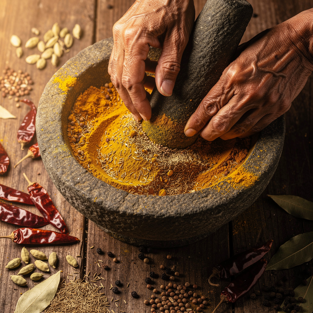 Indian Cuisine and Spice Blending