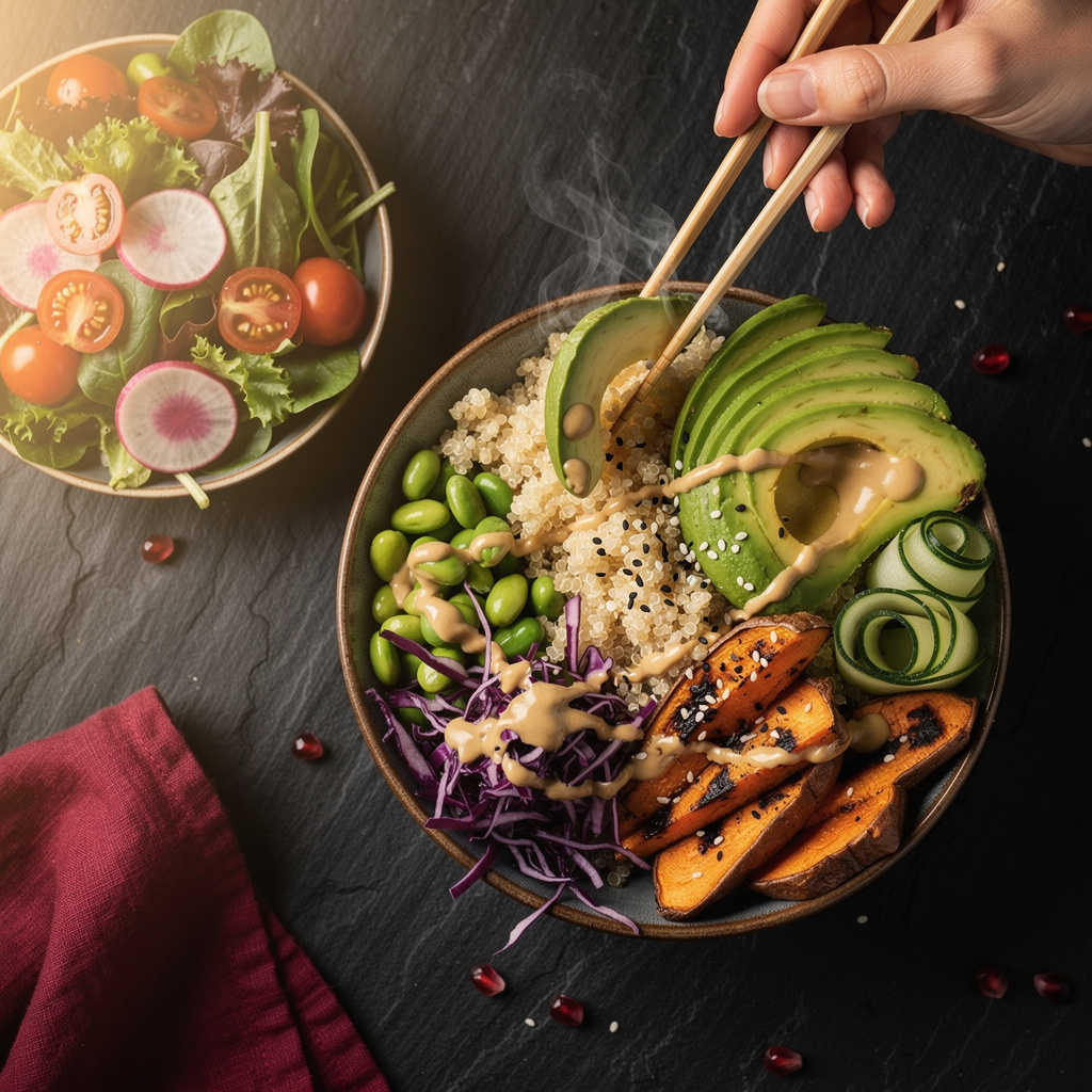 Healthy Salads and Buddha Bowls