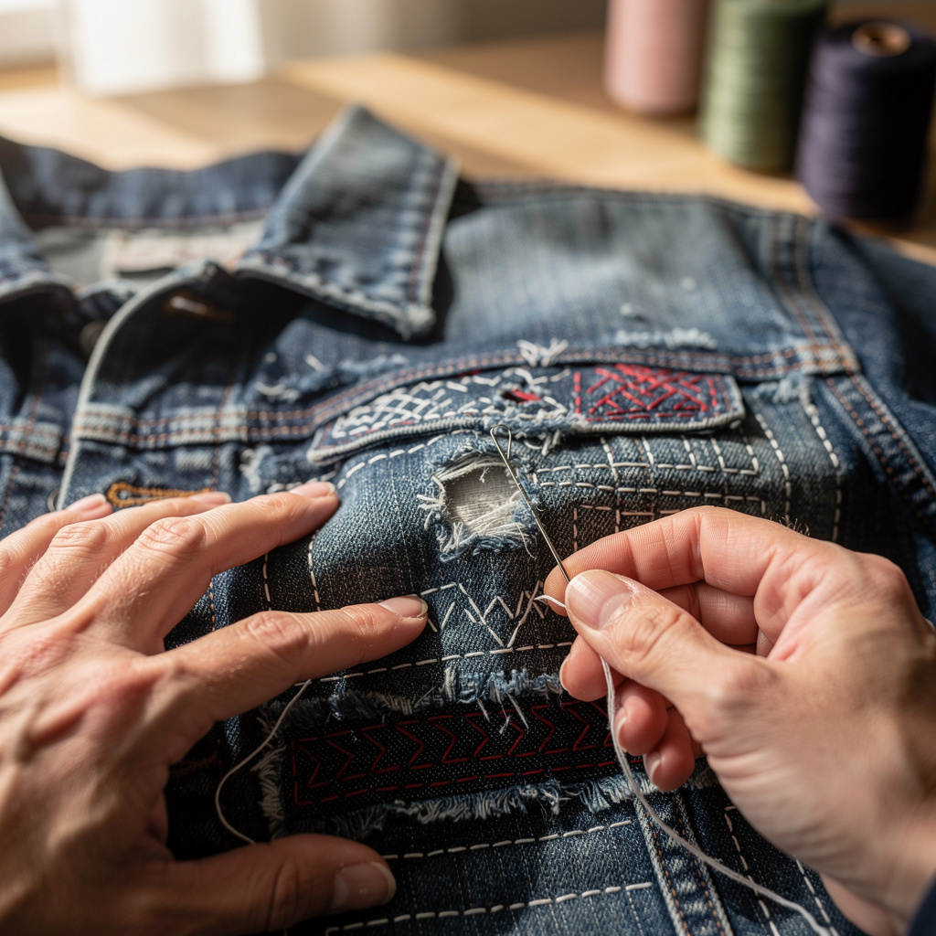 Visible Mending and Sashiko