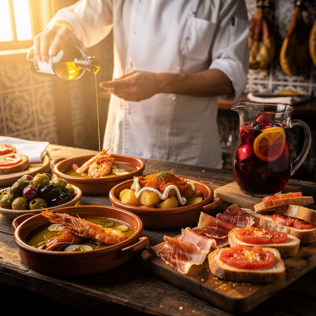 Spanish Tapas Cooking