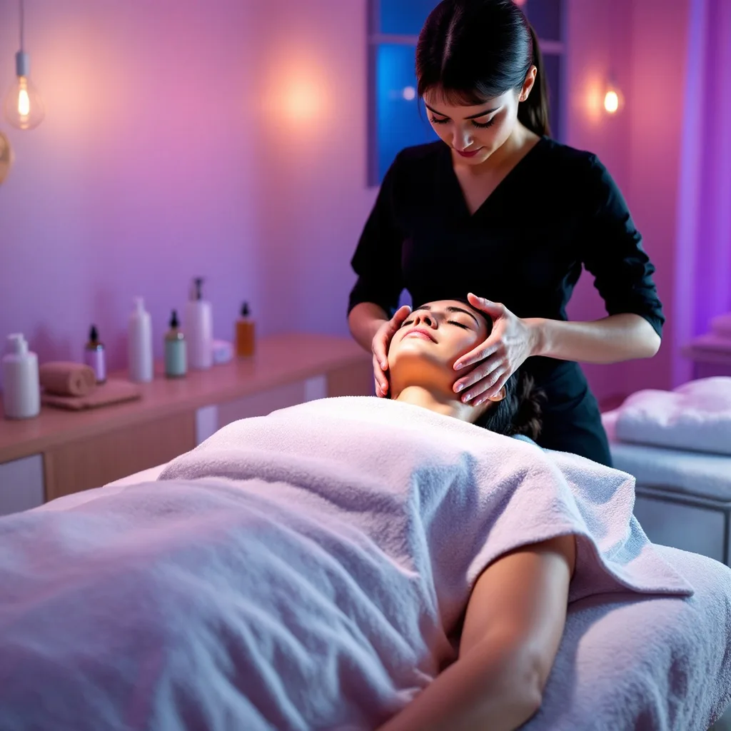 Décolleté and Face Massage