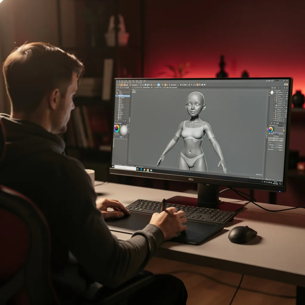 Professional Character Creation in Blender