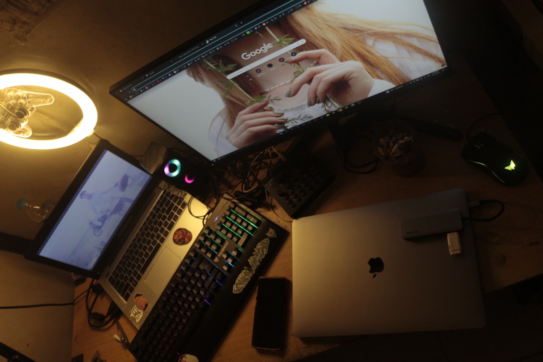 video editor working late