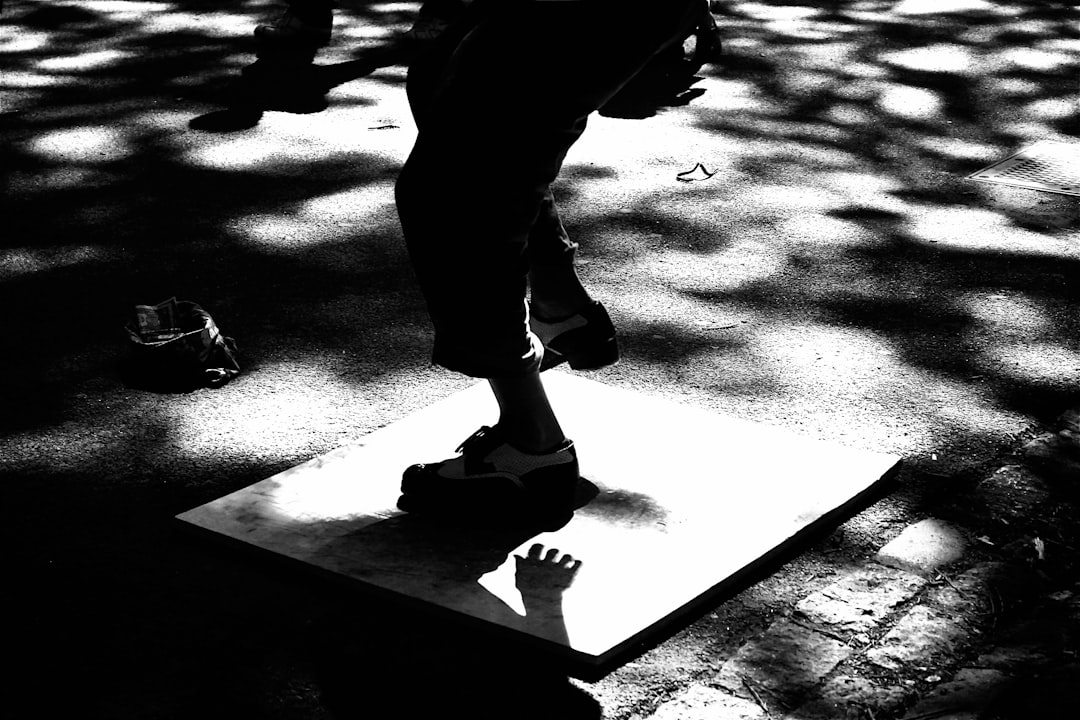 fitness instructor leading step aerobics
