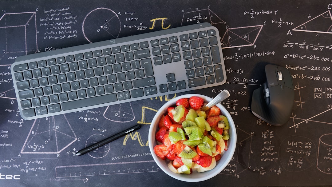 person using digital tools to track diet