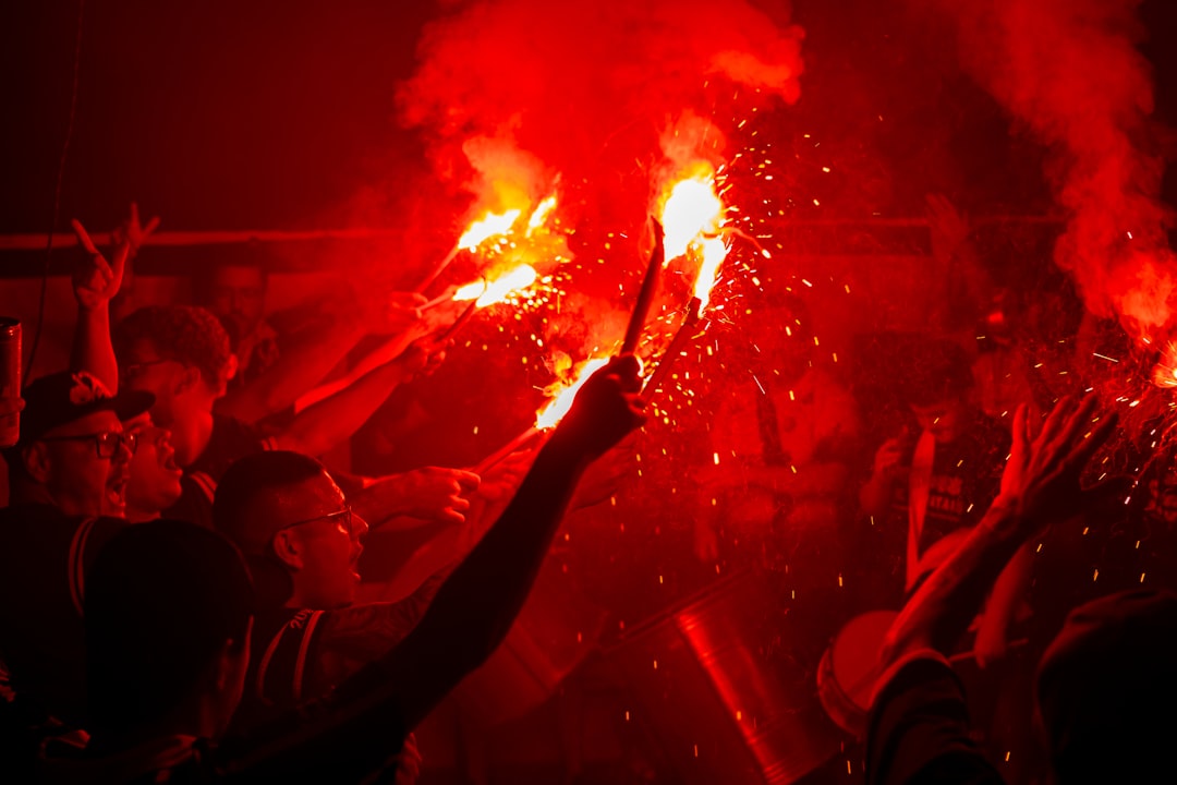 sports event crowd cheering