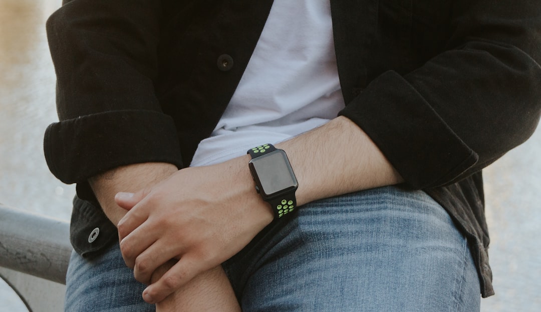 wearable health device on wrist