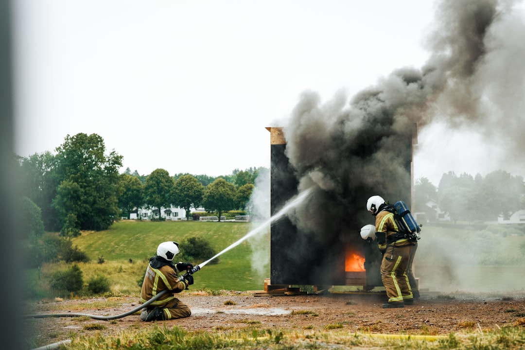 firefighter team training