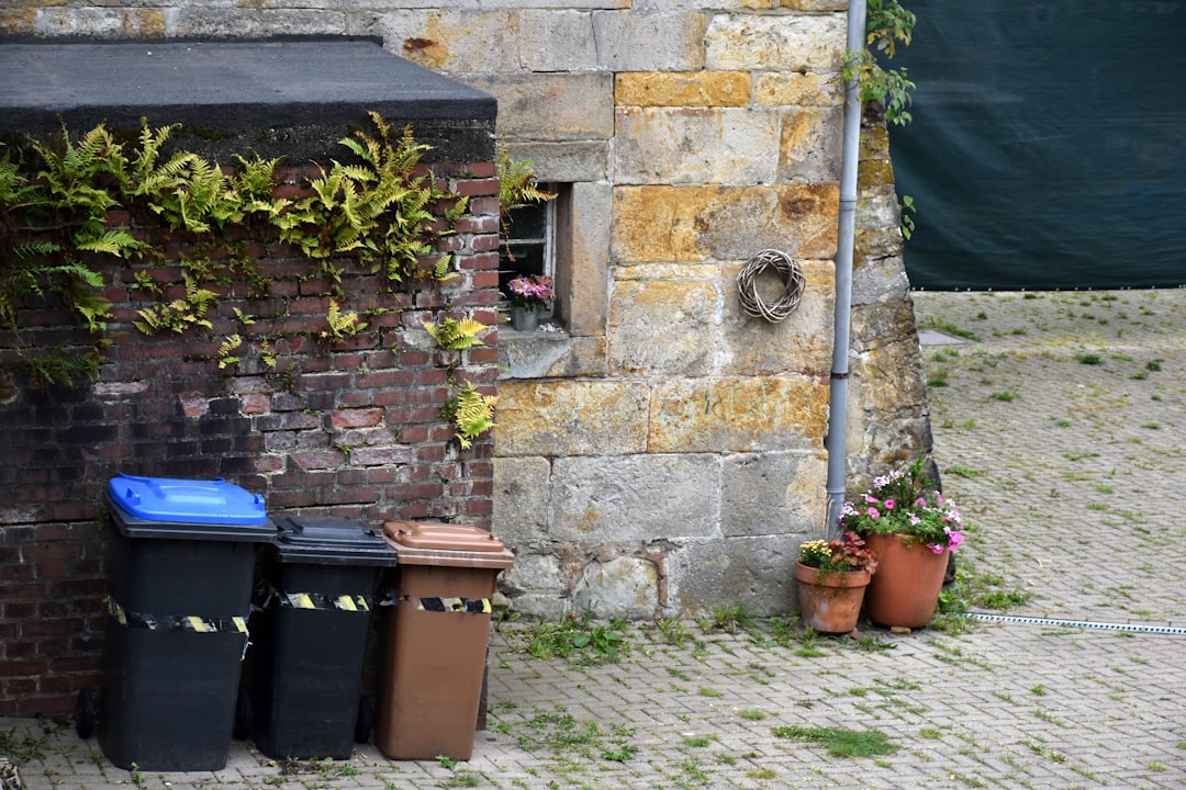 garbage sorting bins