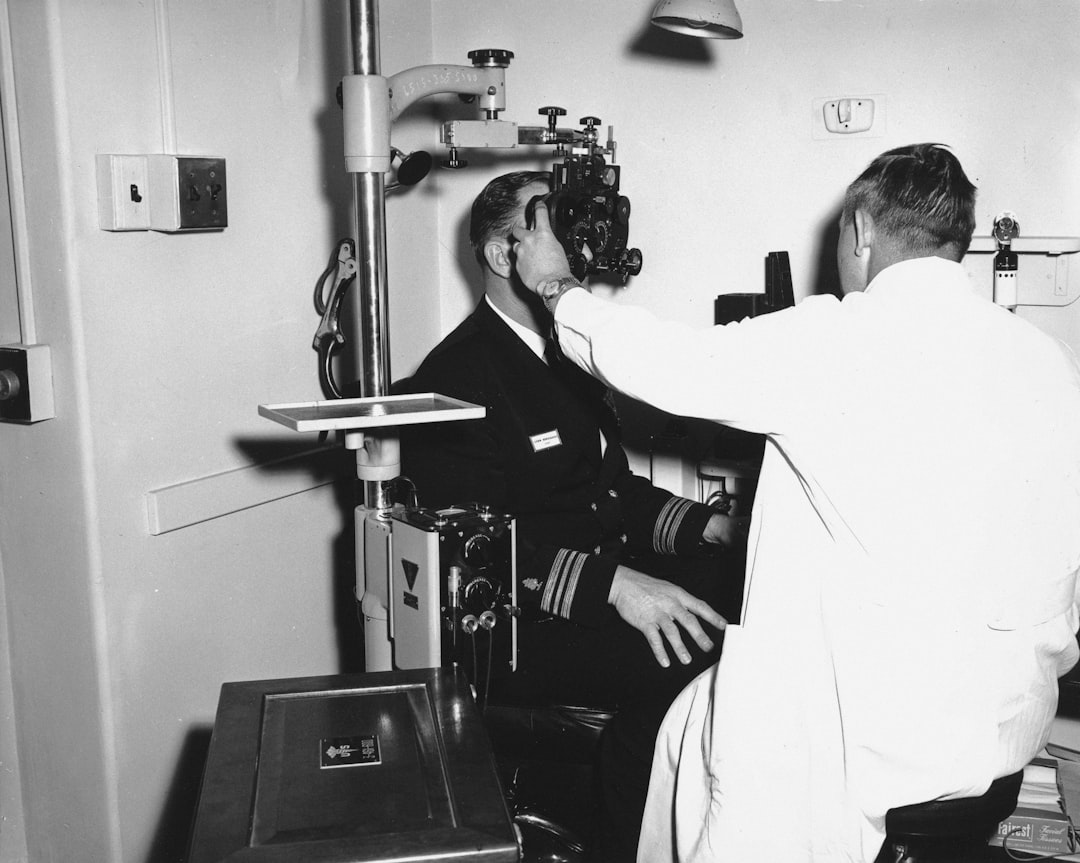 healthcare worker checking sterilizer