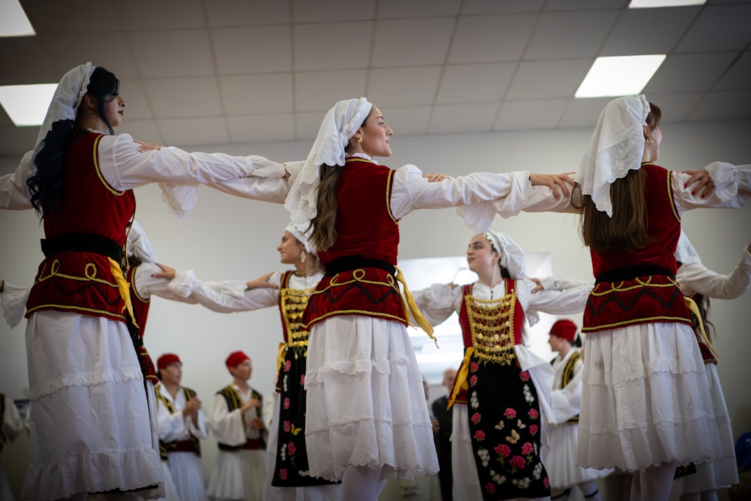 traditional turkish dancers in costume