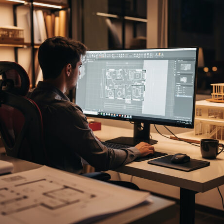 AutoCAD 2D Floor Plan Design