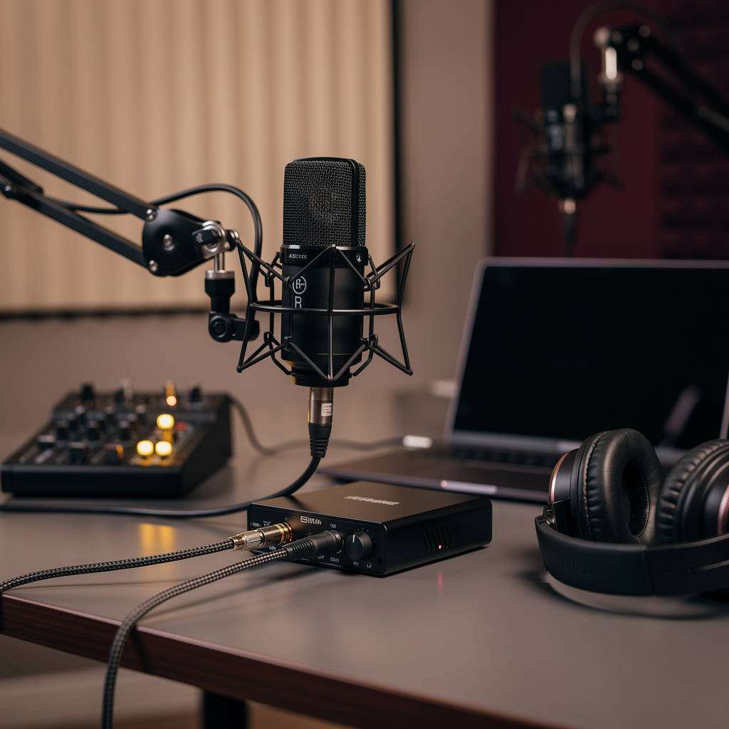 Professional Podcast Studio Setup